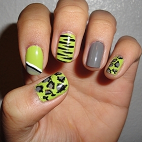 Multi-Colored Nail Designs