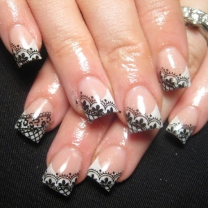 Lace Nail Art Designs