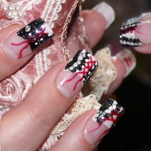 Lace Nail Art Designs