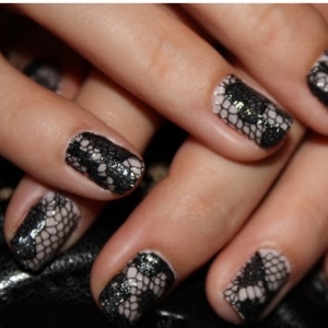 Lace Nail Art Designs