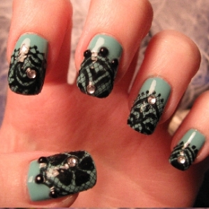 Lace Nail Art Designs