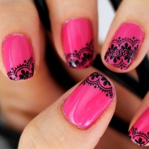 Lace Nail Art Designs