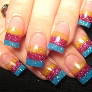 Colorful French Nail Art Designs 2020