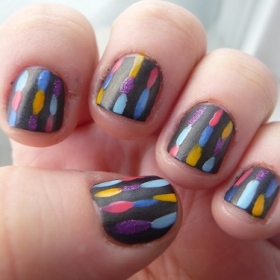 Easy Colorful Nail Art Designs