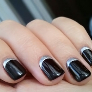 Half-Moon Nail Art Ideas