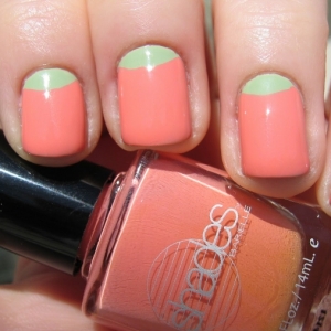 Half-Moon Nail Art Ideas