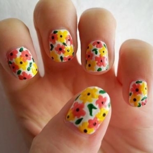 Happy Spring Nail Art Ideas