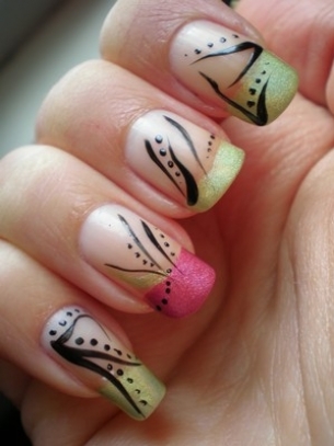 Super-Simple Fall Nail Art Ideas