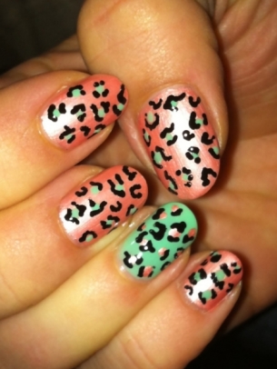 Simple Colorful Nail Art Ideas