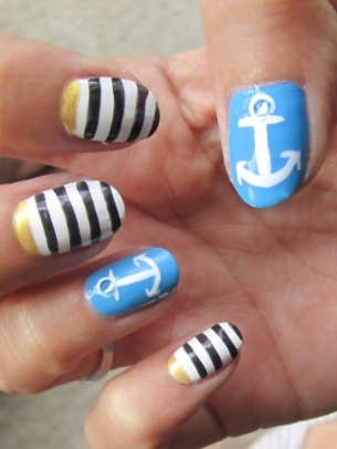 Simple Colorful Nail Art Ideas