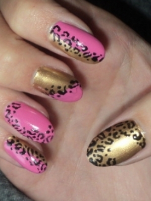 Easy Animal Print Nail Art