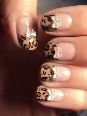 Easy Animal Print Nail Art