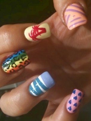 Simple Colorful Nail Art Ideas 2020