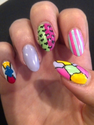 Simple Colorful Nail Art Ideas 2020