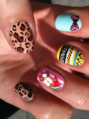 Simple Colorful Nail Art Ideas 2020