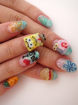 Holiday Japanese Nail Art Designs