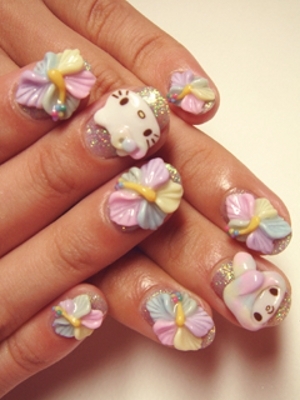 Holiday Japanese Nail Art Designs