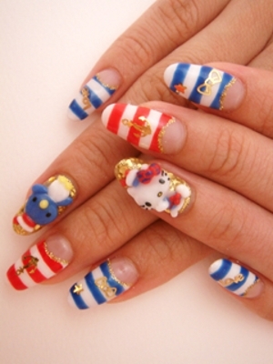 Holiday Japanese Nail Art Designs