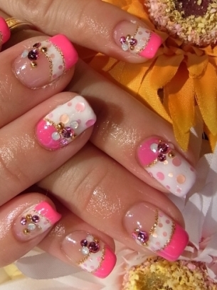 Girly Spring Nail Art Ideas