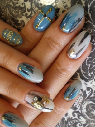 Bedazzled Nail Art Designs for Summer