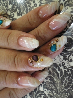 Bedazzled Nail Art Designs for Summer