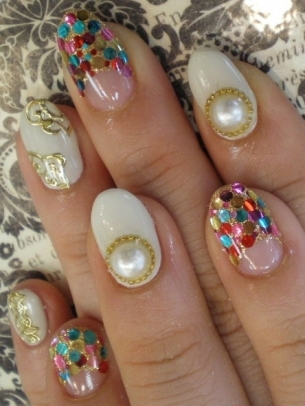 Bedazzled Nail Art Designs for Summer