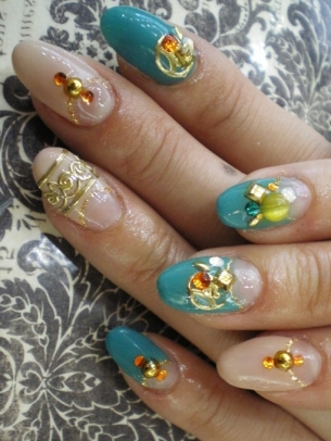 Bedazzled Nail Art Designs for Summer