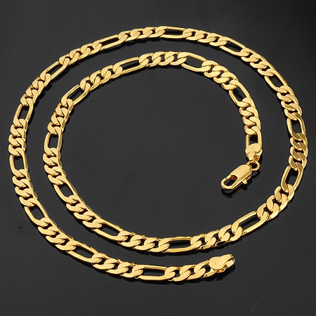 24K gold plated chain for men