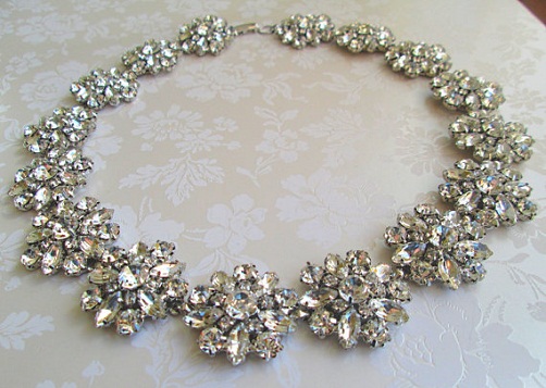 Crystal chunky necklace