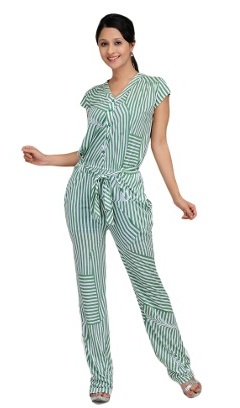 Green cocktail Jumpsuit
