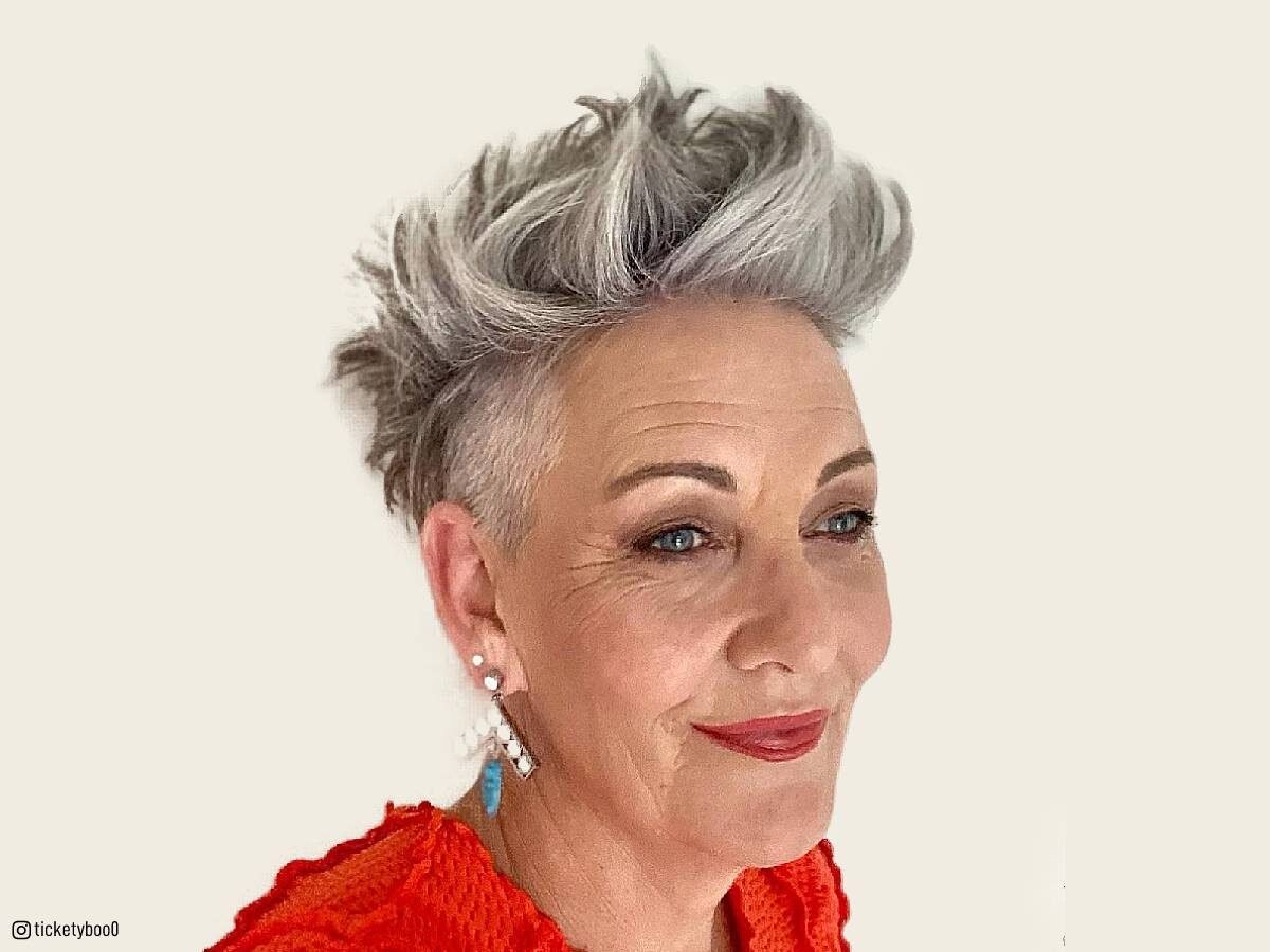 20 Greatest Long Pixie Cuts for Women Over 60 with Style