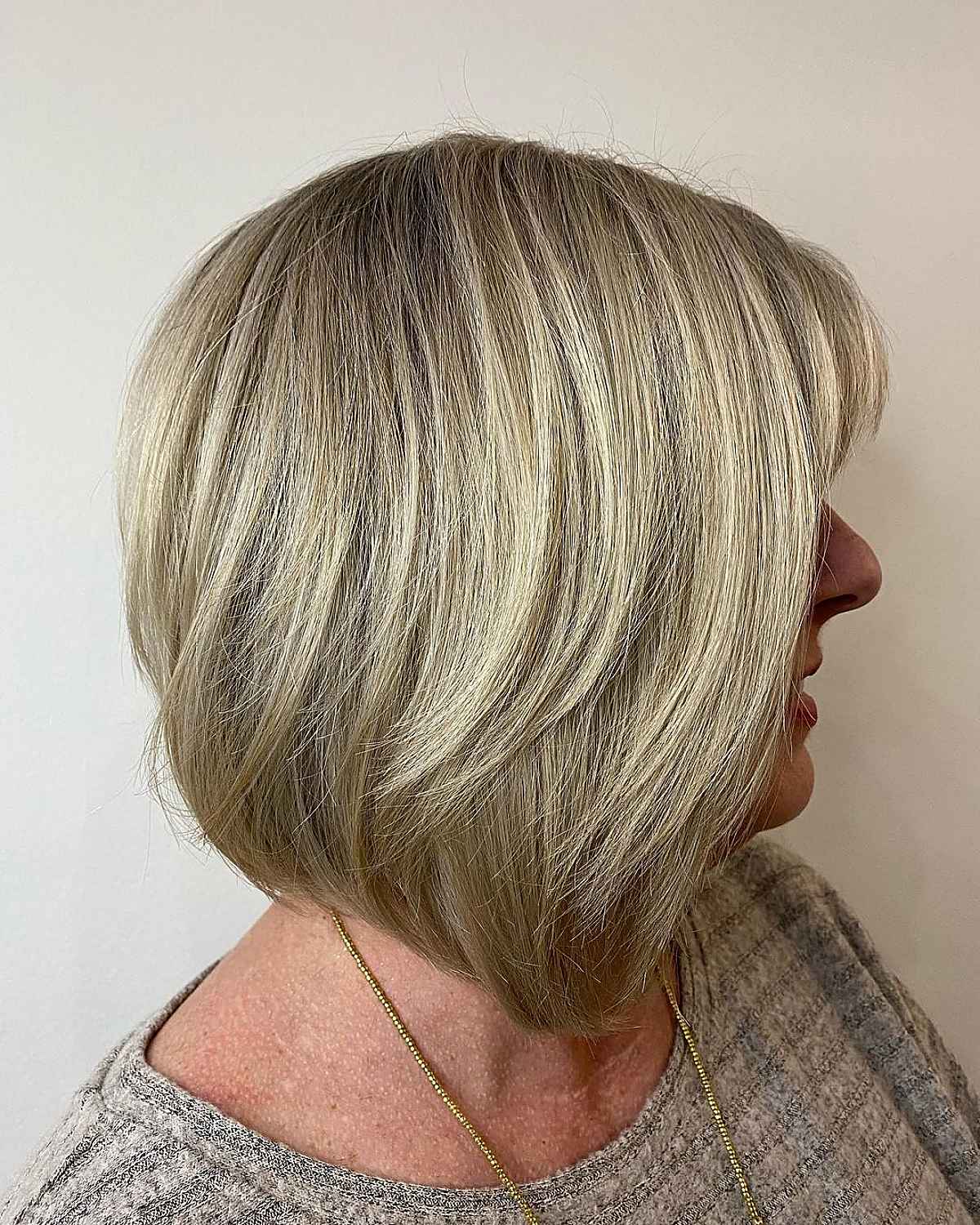 18 Most Flattering Medium Layered Bobs for Women Over 60
