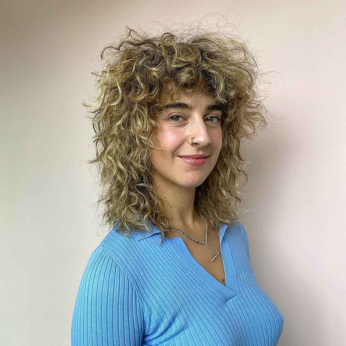 16 Trendiest Curly, Shaggy Lob Haircuts for Curly-Haired Women