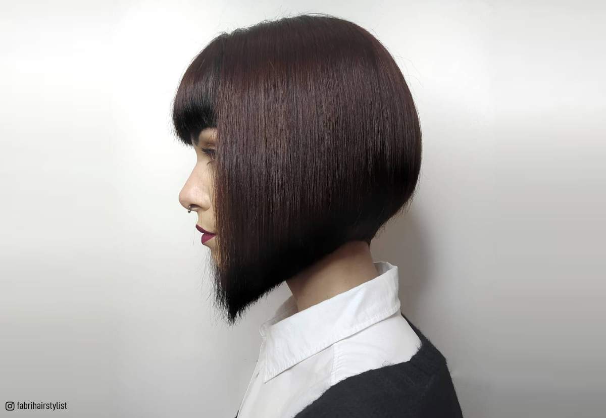 28 Most Popular Stacked Bob with Bangs for a Trendy Makeover Haircut