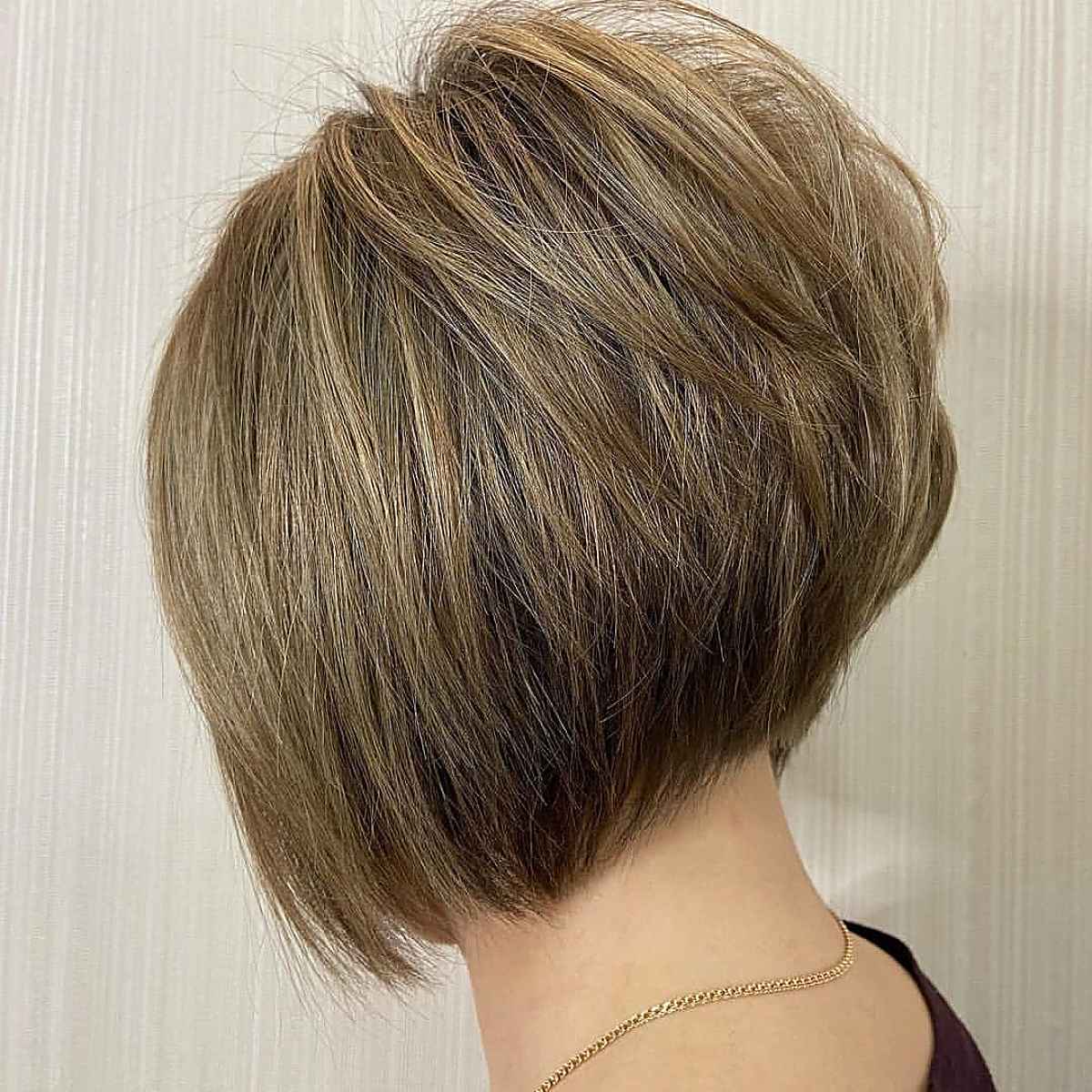 24 High Stacked, Inverted Bob Haircuts for Edgy, Dramatic Look