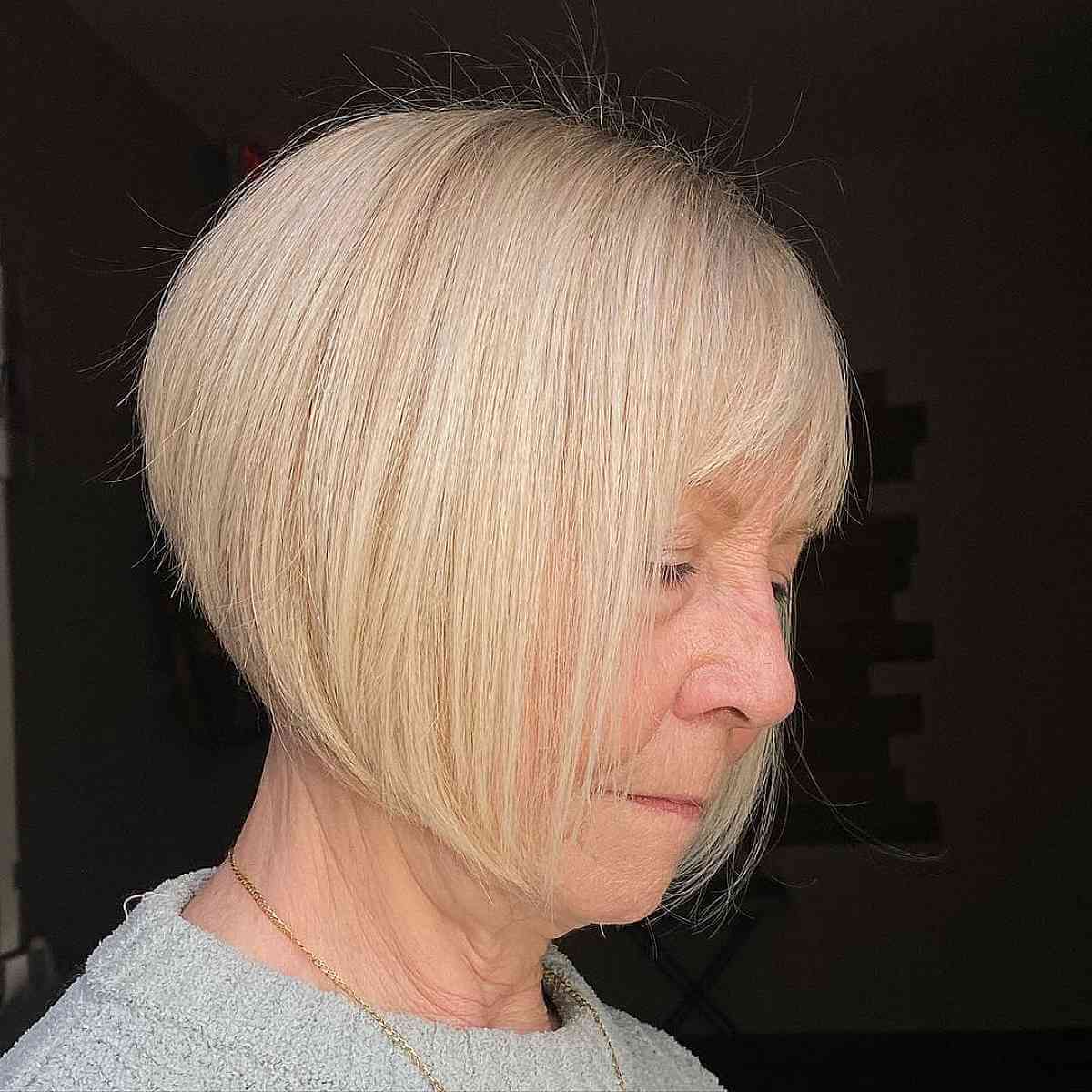 22 No-Fuss, Yet Stylish Short Bob Haircuts for Women Over 70
