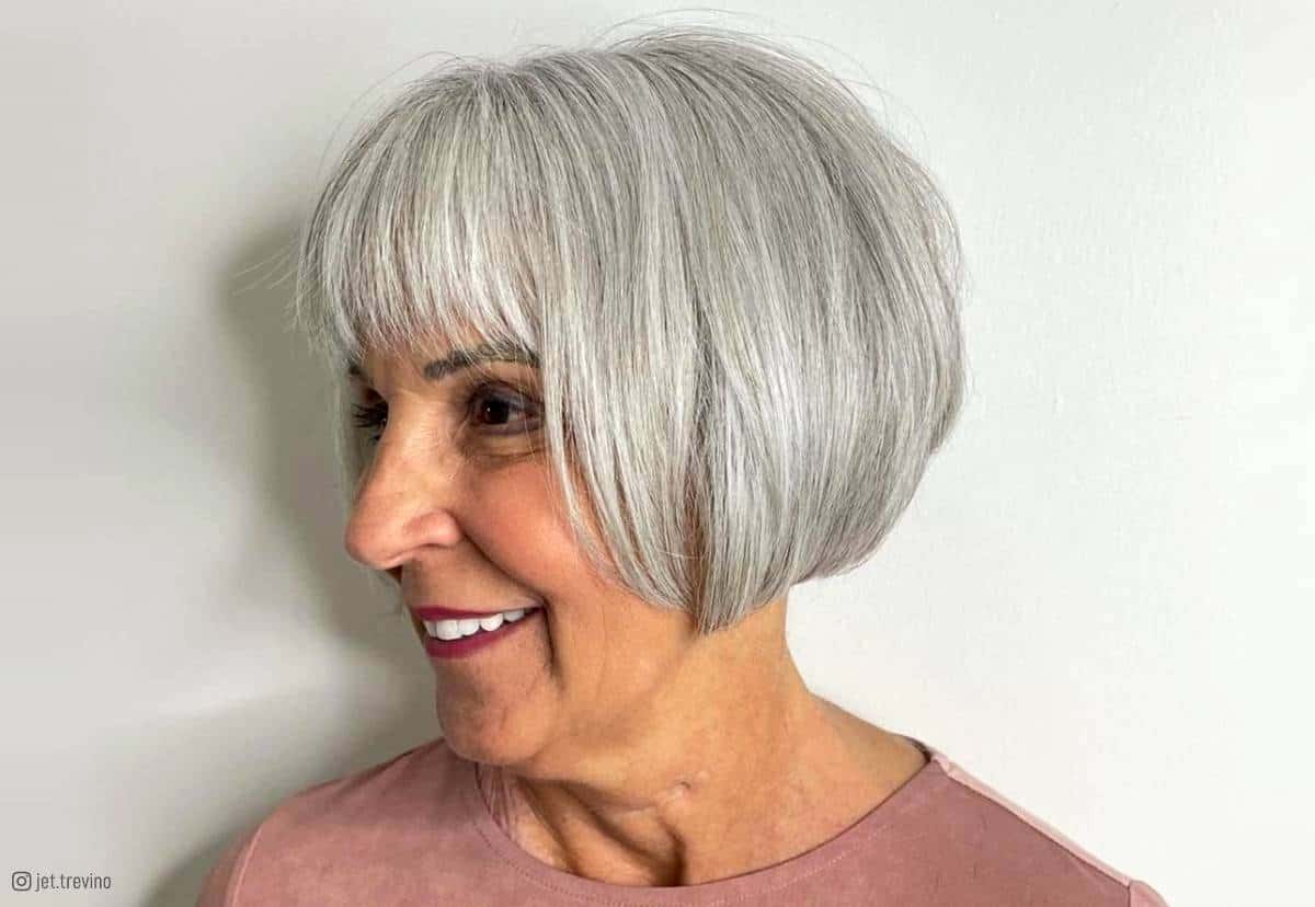 30 Gorgeous Short Bobs for Older Women with Style