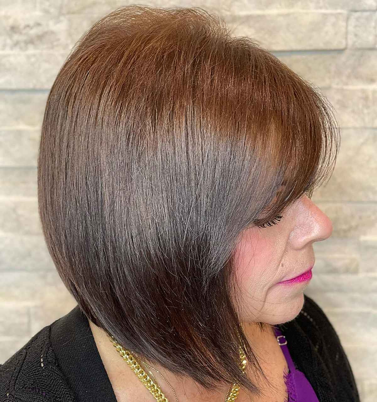 18 Angled Bobs for Women Over 60 Who Want a Chic Look