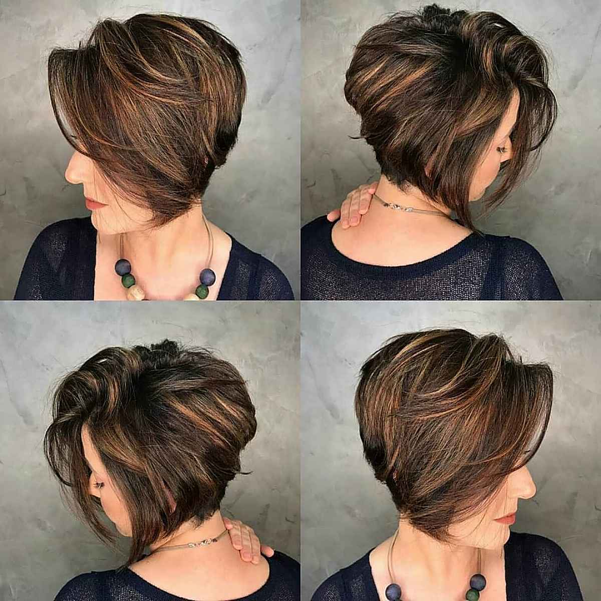 25 Coolest Ways to Get an Angled Bob with Layers