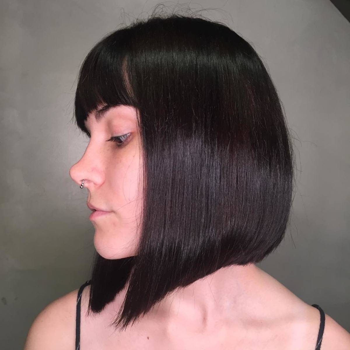 29 of the Best Angled Bob with Bangs Haircuts in 2023