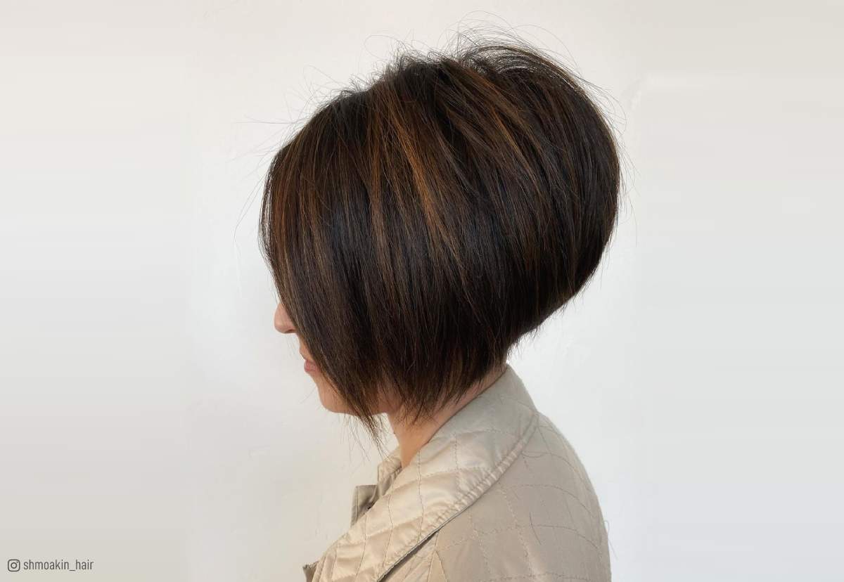 25 Stacked Inverted Bob Haircuts for Stylish, Edgy Girls