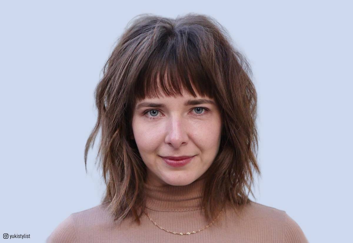 38 Best Ways to Pair Thin Hair with Bangs for Chic &amp; Voluminous Haircut