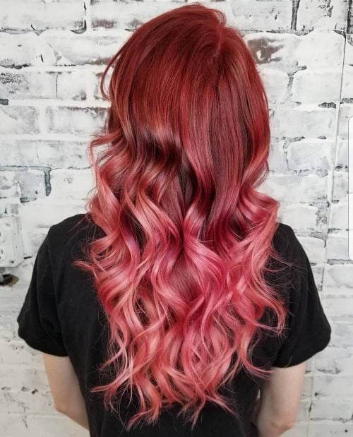 30 Blazing Hot Red Ombre Hair Color Ideas in 2023