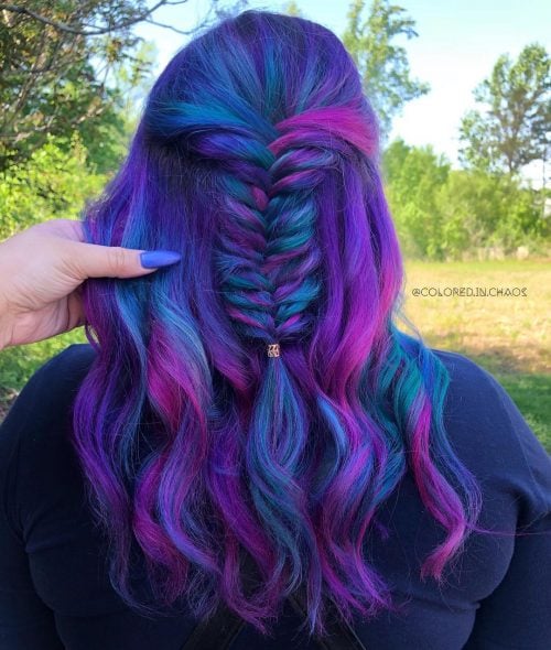 26 Incredible Ways to Get Galaxy Hair in 2023 (Photos)