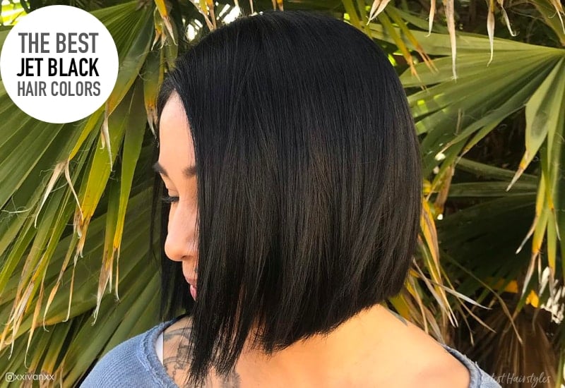 18 Fantastic Jet Black Hair Color Ideas for Every Skin Tone