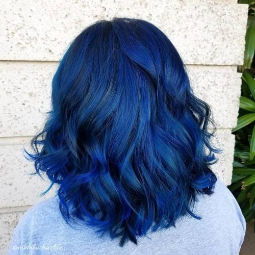 21 Most Amazing Blue Black Hair Color Looks of 2023