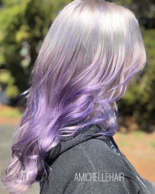 17 Hottest Silver Purple Hair Colors of 2023