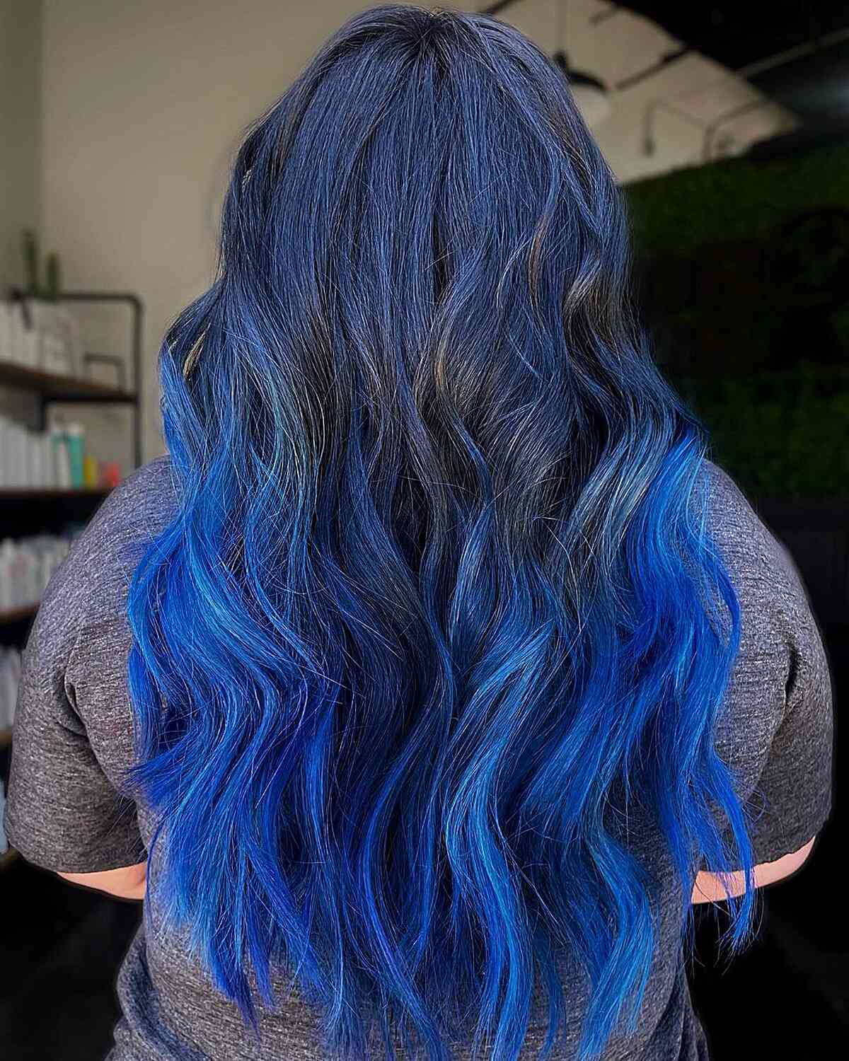 29 Blue Ombre Hair Color Ideas Trending Right Now