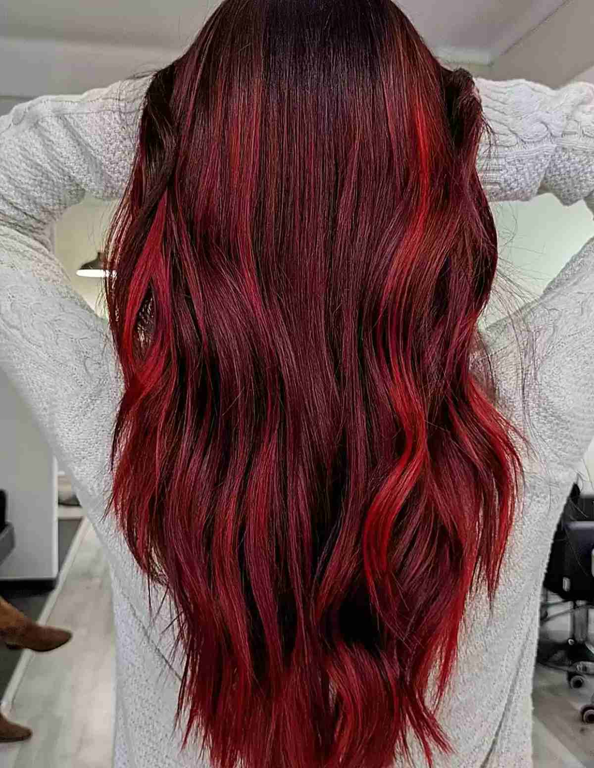 25 Incredible Ways to Get Red Balayage on Brown Hair Right Now