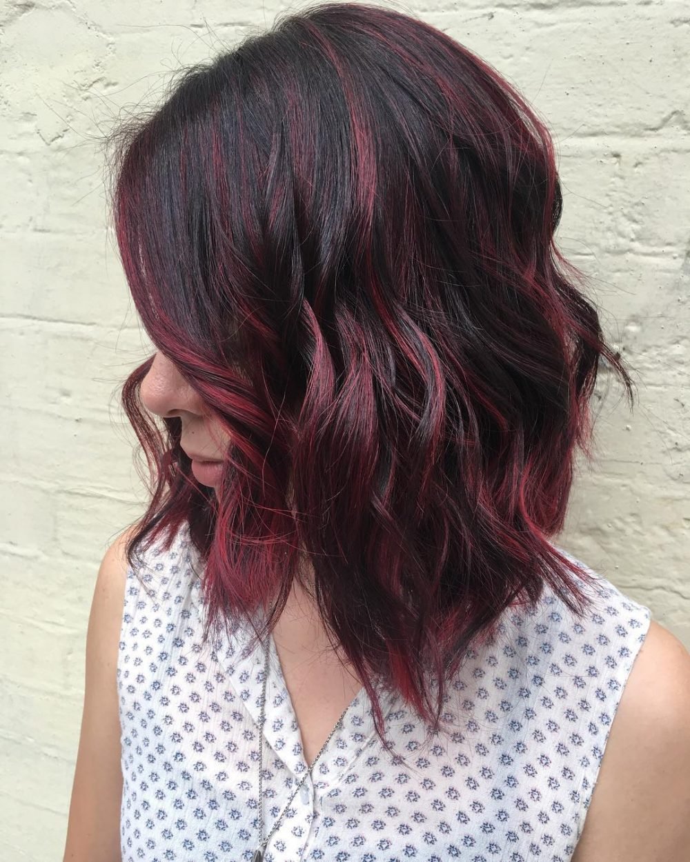 Red and Black Hair: Ombre, Balayage &amp; Highlights